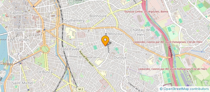 localisation de l'entreprise CANAL FORMATION à TOULOUSE