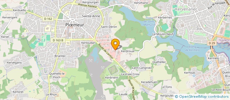 localisation de l'entreprise CANAL FORME à PLOEMEUR