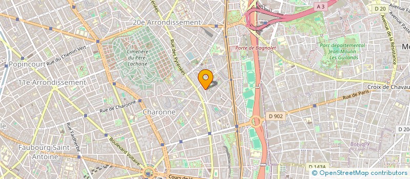 localisation de l'entreprise CANAL GRAPHIC  PARIS