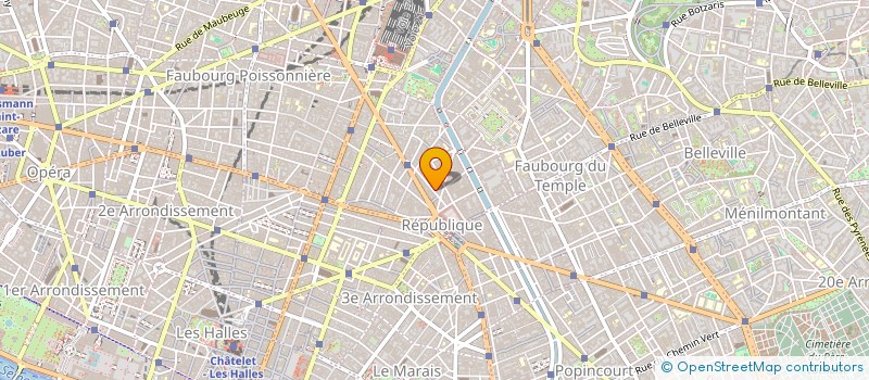 localisation de l'entreprise CANAL GRAPHIC à PARIS