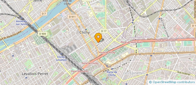 localisation de l'entreprise CANAL HORS NORMES à CLICHY