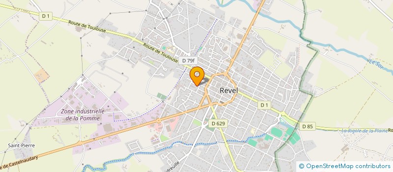 localisation de l'entreprise CANAL HYSTERIQUE & CIE  REVEL