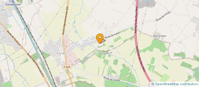 localisation de l'entreprise CANAL IMPORT  CANALS