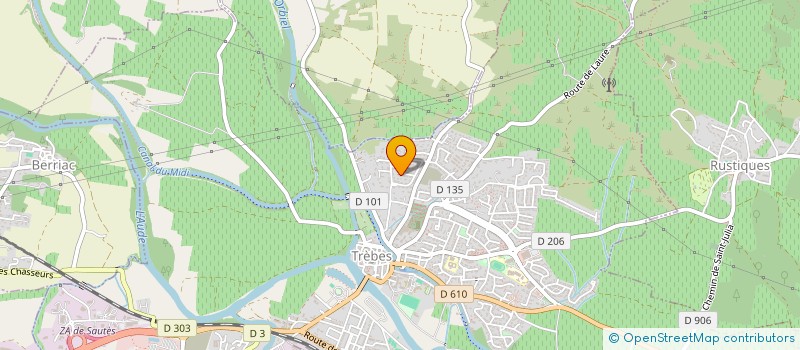 localisation de l'entreprise CANAL IMPORT AUTO à TREBES