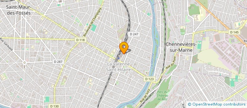 localisation de l'entreprise CANAL INVEST à SAINT-MAUR-DES-FOSSES