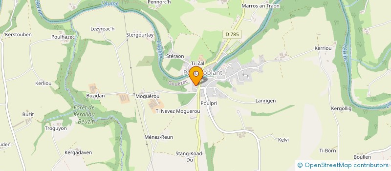 localisation de l'entreprise CANAL LOISIRS  PLEYBEN