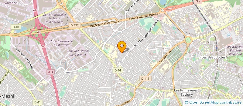 localisation de l'entreprise CANAL MOTO SPORT à AULNAY-SOUS-BOIS