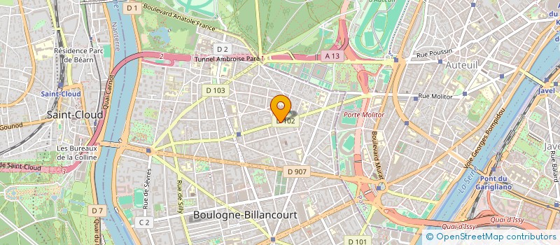 localisation de l'entreprise CANAL NEWS TV. COM à BOULOGNE-BILLANCOURT