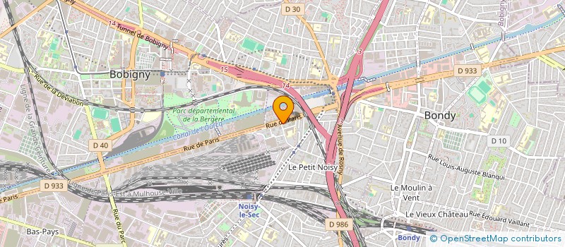 localisation de l'entreprise CANAL NOISY à NOISY-LE-SEC
