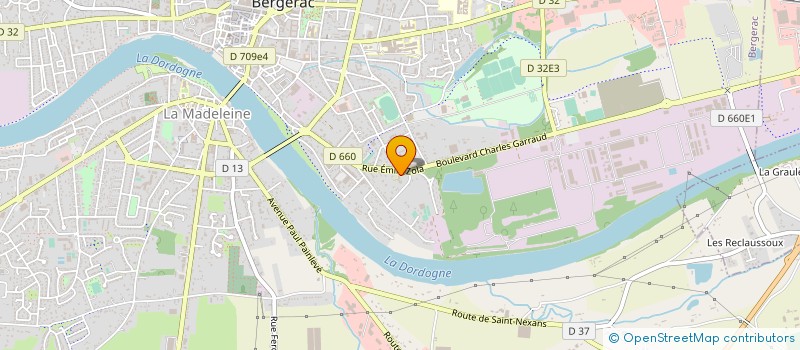 localisation de l'entreprise CANAL POURPRE à BERGERAC