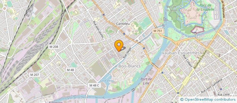 localisation de l'entreprise CANAL REGIONAL à LILLE