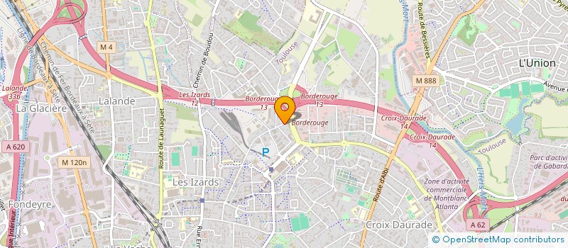 localisation de l'entreprise CANAL RIVE GAUCHE à TOULOUSE