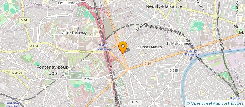 localisation de l'entreprise CANAL SECURITE à FONTENAY-SOUS-BOIS