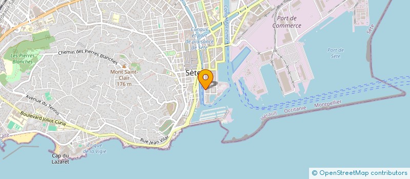 localisation de l'entreprise CANAL SETE à SETE