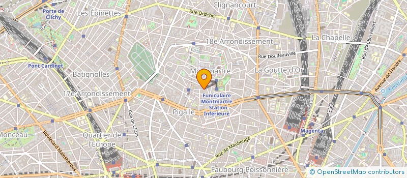 localisation de l'entreprise CANAL-T à PARIS