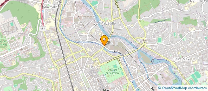 localisation de l'entreprise CANAL VIDEO  NANCY