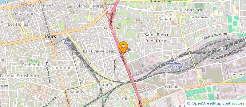 localisation de l'entreprise CANAL3749  SAINT-PIERRE-DES-CORPS