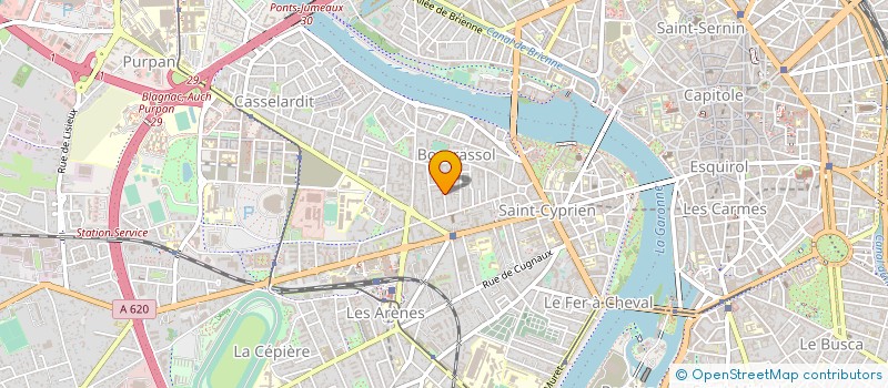 localisation de l'entreprise CANALAB à TOULOUSE