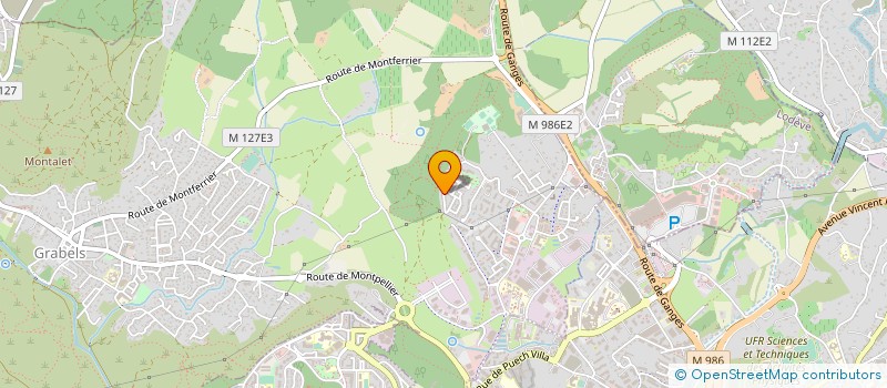 localisation de l'entreprise CANALBRIDGE  GRABELS