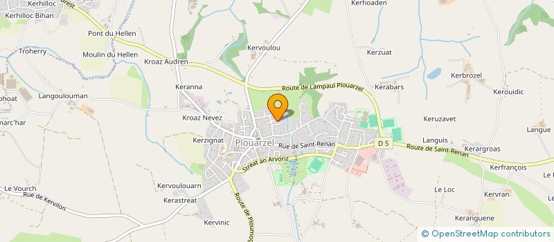 localisation de l'entreprise CANALCO  PLOUARZEL