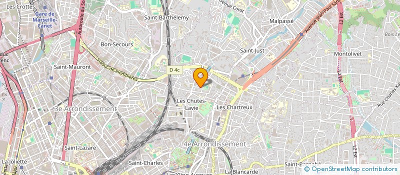 localisation de l'entreprise CANALE DI VERDE à MARSEILLE