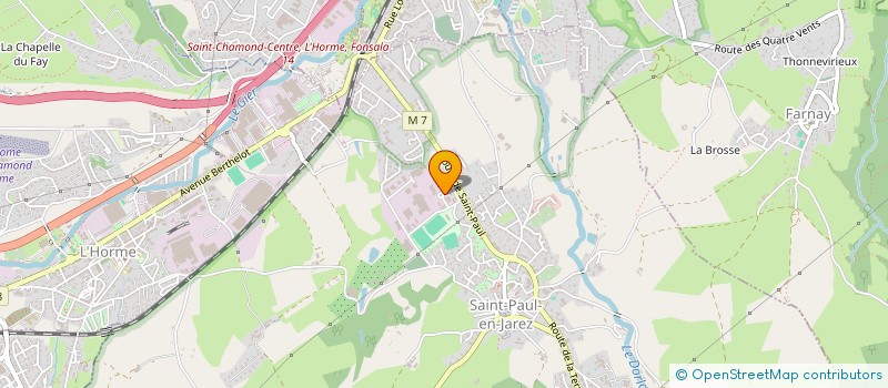 localisation de l'entreprise CANALE PHILIPPE  SAINT-PAUL-EN-JAREZ