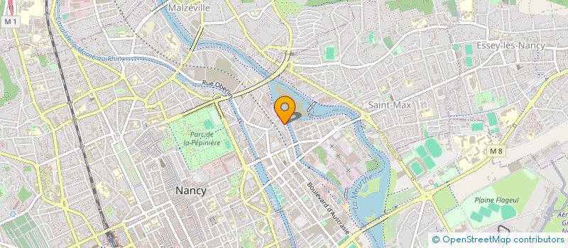 localisation de l'entreprise CANALETTO  NANCY