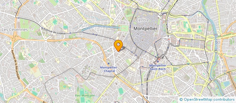 localisation de l'entreprise CANALETTO à MONTPELLIER