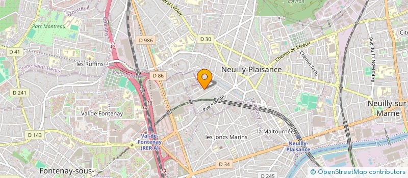 localisation de l'entreprise CANALFLUID à NEUILLY-PLAISANCE