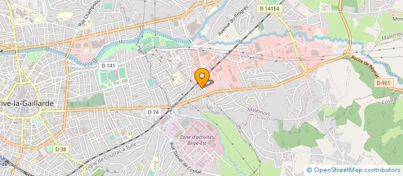 localisation de l'entreprise CANALISATIONS REGARDS PREFABRICATION à MALEMORT