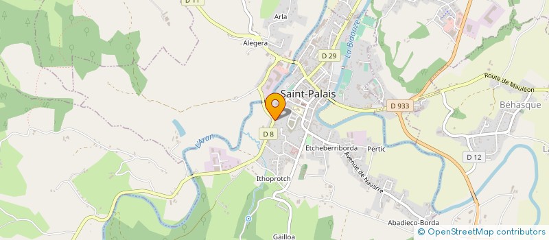 localisation de l'entreprise CANALISATIONS TRAVAUX PUBLICS SOCATP à SAINT-PALAIS