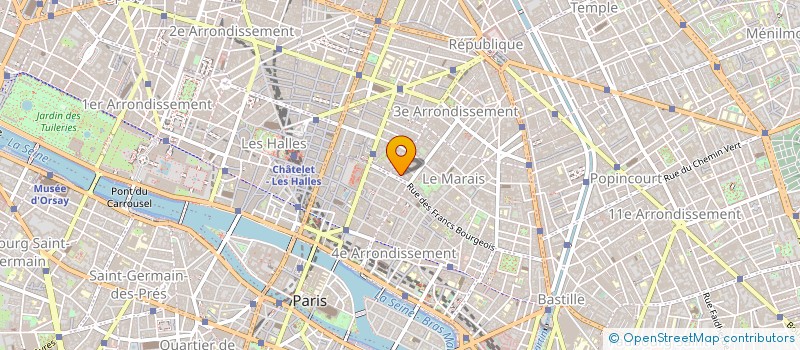 localisation de l'entreprise CANALPORTES DU SOLEIL à PARIS