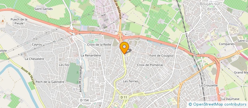 localisation de l'entreprise CANALS GHIGLIONDA à BEZIERS