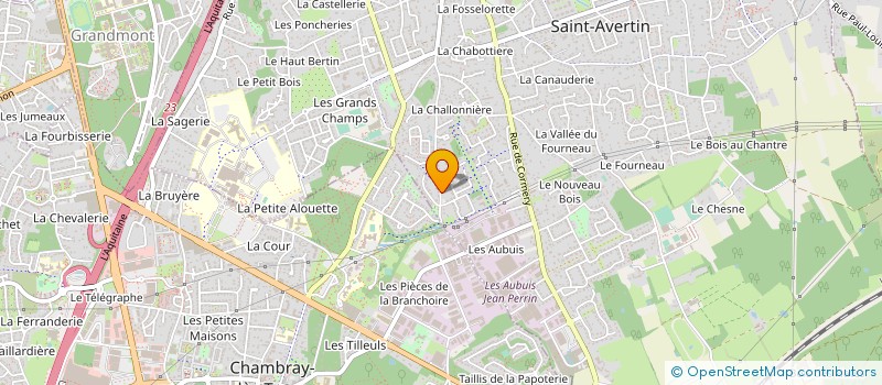 localisation de l'entreprise CANAM à SAINT-AVERTIN