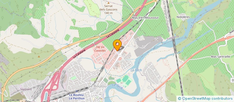 localisation de l'entreprise CANAMUSICA  LE BOULOU