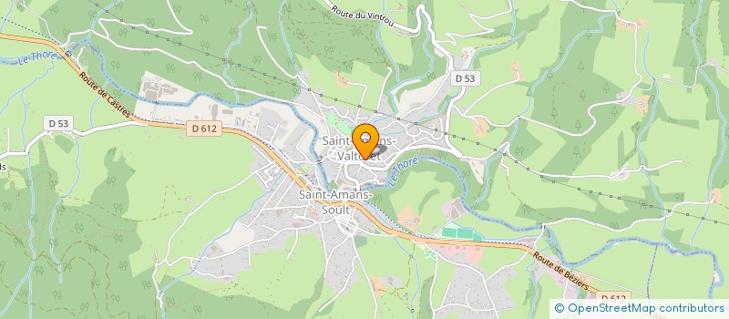 localisation de l'entreprise CANANGA  SAINT-AMANS-VALTORET