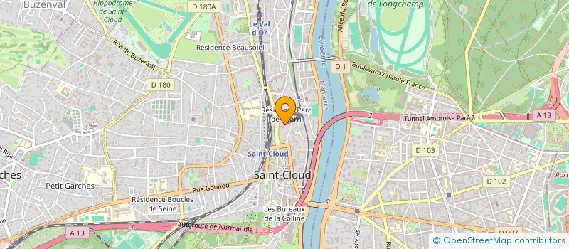 localisation de l'entreprise CANANOURS à SAINT-CLOUD