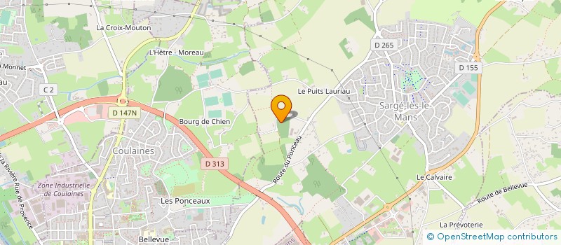 localisation de l'entreprise CANAOUEST  NEUVILLE-SUR-SARTHE