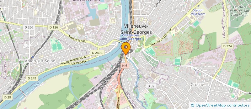 localisation de l'entreprise CANAP'AFFAIRES à VILLENEUVE-SAINT-GEORGES