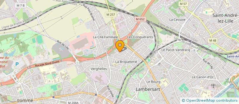 localisation de l'entreprise CANAPE CONCEPT à LAMBERSART