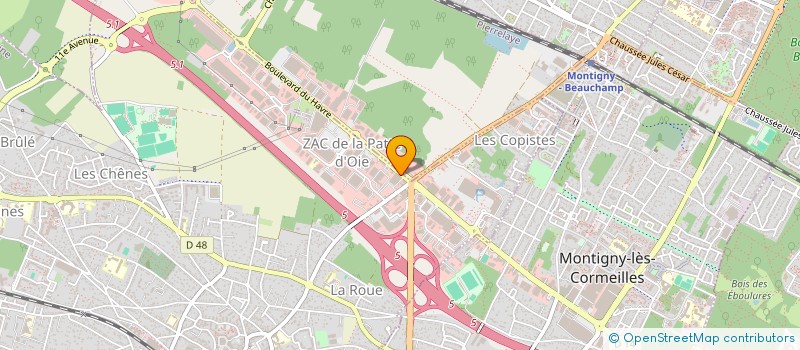 localisation de l'entreprise CANAPES ET COMPANY à HERBLAY-SUR-SEINE