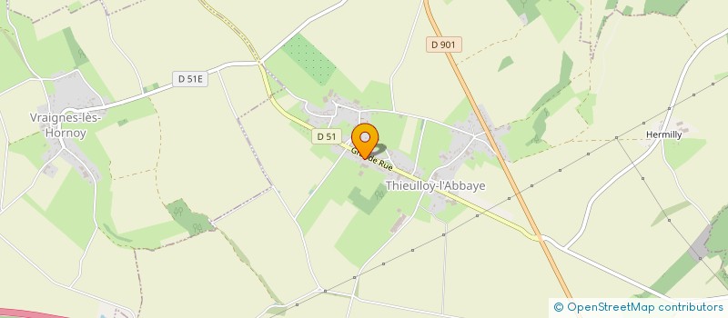 localisation de l'entreprise CANAPLE  THIEULLOY-L'ABBAYE