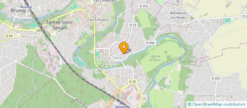 localisation de l'entreprise CANARD CLUB CABOURG à BOUSSY-SAINT-ANTOINE