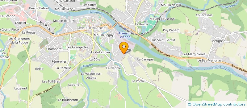 localisation de l'entreprise CANARD J-D-V-T à AIXE-SUR-VIENNE