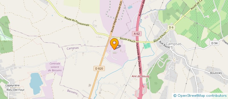 localisation de l'entreprise CANARD ROUGE à CAMPSAS