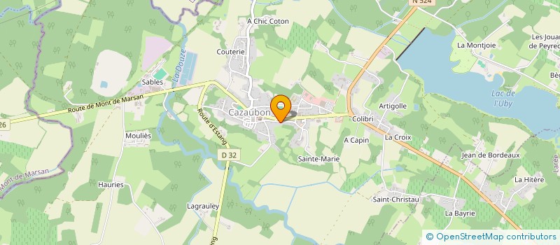 localisation de l'entreprise CANARDELA à CAZAUBON