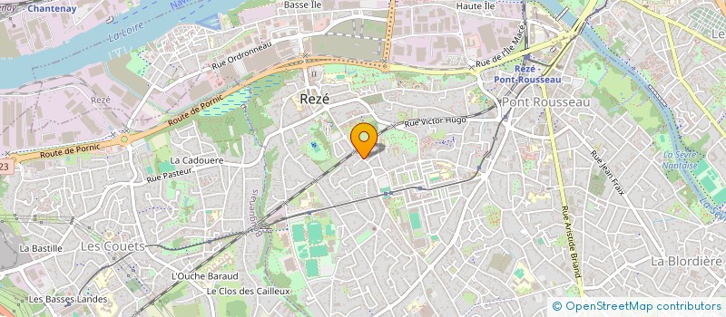 localisation de l'entreprise CANARDIERE  REZE