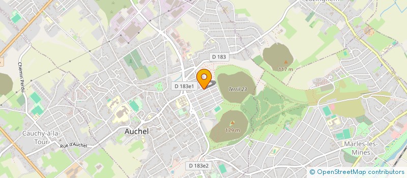 localisation de l'entreprise CANARI CLUB AUCHELLOIS  AUCHEL