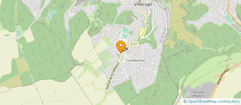 localisation de l'entreprise CANARIA  VILLERUPT
