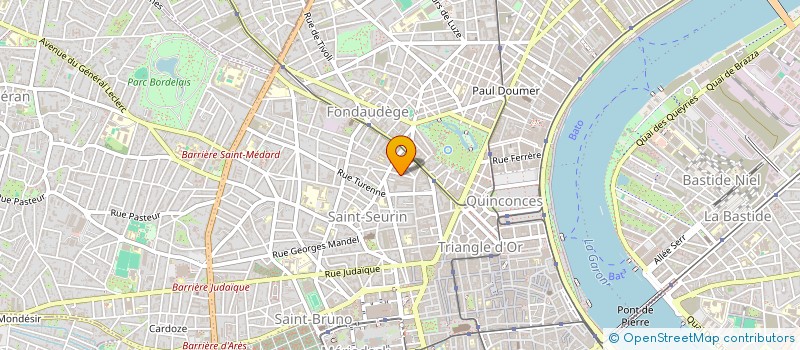 localisation de l'entreprise CANARIAS  BORDEAUX